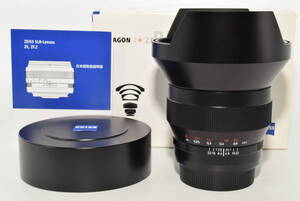 【特上品】 Carl Zeiss Distagon T*2.8/15 ZE　#6590