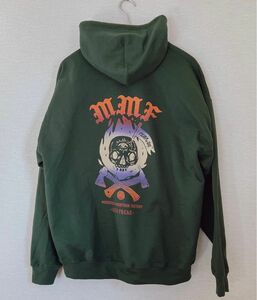 ★新品未着用★ MMF x GRINDLODGE HOODIE グラインドロッジ パーカー グリーン レア 限定 コラボ M16