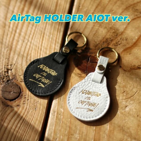 【NATAL DESIGN 】★AirTag HOLDER AIOT ver.（GOLD LEAF） エアタグ ネイタルデザイン