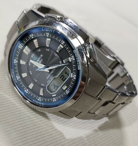 稼働品　CASIO OCEANUS 電波ソーラー腕時計 OCW-300TDJ-1AJF メンズ チタン オシアナス