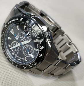 稼働品　CASIO OCEANUS 電波ソーラー腕時計 OCW-M800 メンズ チタン オシアナス