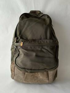 BALLISTIC 22L VISVIM OLIVE VEGGIE LEATHER