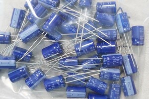 *nikemi/ Nippon Chemi-Con / small size low impedance LXZ series / aluminium electrolytic capacitor /470μF/10V/105*C/40 piece together set 