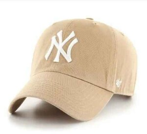 TE/47BRAND (フォーティーセブンブランド) Yankees '47 CLEAN UP Khaki×White(4589467498767)