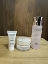 [送料込み] 新品 ディオール Dior カプチュール トータル セル ENGY クリーム ＆エッセンスローション＆トータルセラム サンプルサイズ_画像1