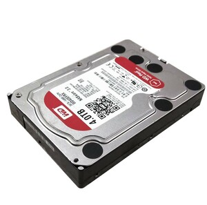 【中古パーツ】3.5 SATA 4TB 1台 正常 WDC WD40EFRX 使用時間997H■ HDD4388