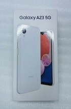 使用30分以下 Galaxy A23 5G SCG18 SWA White SIMフリー デュアルSIM_画像1