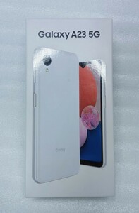 使用30分以下 Galaxy A23 5G SCG18 SWA White SIMフリー デュアルSIM