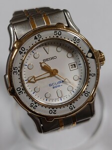 ☆ SEIKO SCUBA セイコー　スキューバ　デイト　クォーツ　レディース　3E25-0A30 ☆