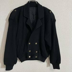 BLACK PIA ブラックピア メンズ ニットジャケット 黒 Mサイズ ブラック ジャケット 