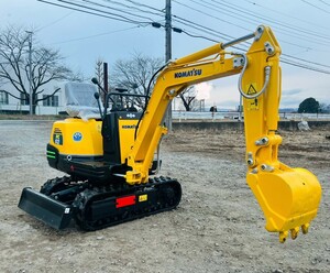 コマツ KOMATSU ● ミニユンボ ● PC02-1A ● 689 時間 ● 新品ゴムクローラー ● 新品シート● 新品LEDライト● ディーゼル ● 栃木県