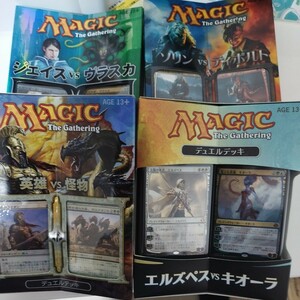 magic 未開封デュエルデッキ　いろいろ４個セット日本語版　ジェイスvsヴラスカ　ソリンvsティボルト　英雄ｖｓ怪物　エルズペスｖｓ