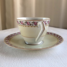 NORITAKE ノリタケ オールドノリタケ NIPPON TOKI KAISHA 花 バラ カップ & ソーサー 1客 中古_画像2