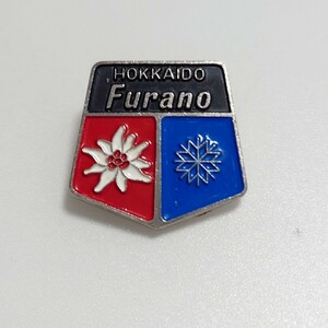 ★富良野＊Furano★スキー場　ラベンダー　観光　旅行　記念　バッジ　バッチ