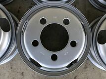 TOPY THB 15×5J 5穴 日野 デュトロ トヨタ ダイナ トヨエース 等 スチール ホイール 両面再塗装 4本 セット_画像3