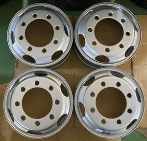 TOPY DA2X 19.5×6.75 136-12 TCS 8穴 増トン JIS 規格 タイプ スチール ホイール 両面再塗装品 4本セット