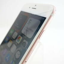 【ジャンク】iPhone6S 128GB ローズゴールド ワイモバイル版SIMロック解除品 画面割れ カメラ割れ 部品取り用_画像4