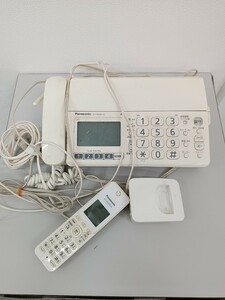 Panasonic パーソナルFAX おたっくす KX-PD304 ホワイト 通電OK 現状品 4878-4