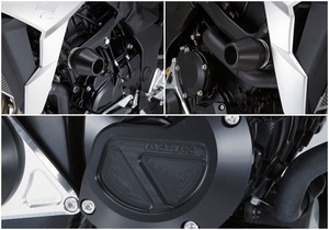 アグラス(AGRAS)　GSX-S750 ABS　レーシングスライダー　3点セット！　クランクタイプ＋フレームφ６０タイプ