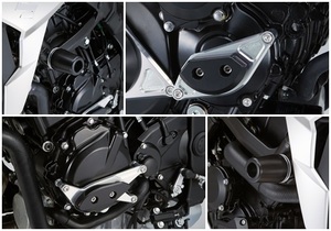 アグラス(AGRAS)　GSX-S750 ABS　レーシングスライダー　4点セット！　スタータータイプ+ジェネレータータイプ＋フレームタイプ