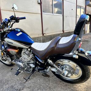 ビラーゴ1100 走行2095キロ エンジン始動動画有り！返品可能！車検付き！Virago 1TF XV1100（ドラッグスターイントルーダーバルカン等の画像2