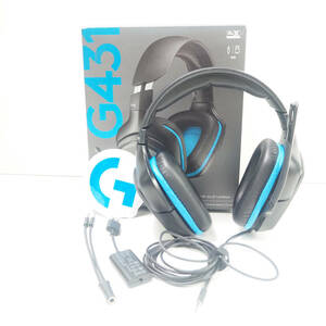 美品 logicool G ロジクール G G431 7.1サラウンド 有線 ゲーミングヘッドセット　ゲーミング FPS eスポーツ PC周辺機器　HY867C