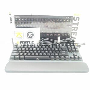 Fnatic Gear フナティックギア MINI STREAK US RED 有線 ゲーミングキーボード FPS eスポーツ PC周辺機器 HY803の画像1