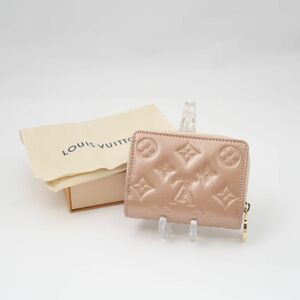 美品 LOUIS VUITTON ルイヴィトン M81996 ポルトフォイユ ルー 二つ折り財布 ローズゴールド サイフ ウォレット レディース AM5308W1