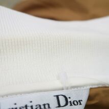 美品 Christian Dior ディオール ポロシャツ M 綿 スポーツ 長袖 レディース AN607A24_画像7