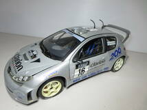 1/18 プジョー　２０６　WRC　PEUGEOT ソリド 23/12M(1)12-28_画像4