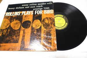 Sonny Rollins - Sonny Rollins Plays for Bird LP Prestige 7095 DG RVG オリジナル