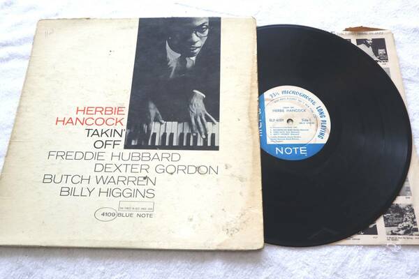 【オリジナル版】Herbie Hancock - Takin’ Off - Blue Note LP BLP 4109 G+/VG- MONO RVG EAR DG NYC
