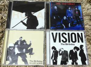 ■ The Birthday 初回限定盤 CD+DVD 4枚セット I'M JUST A DOG・VISION・ROKA・ヒマワリ/オルゴール チバユウスケ ミッシェル ROSSO