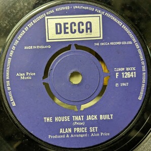 ☆ALAN PRICE SET/THE HOUSE THAT JACK BUILT1967'UK DECCA7INCHの画像2