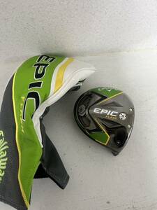 送料無料 美品 キャロウェイ エピック フラッシュ サブゼロ ドライバーヘッド Callaway EPIC Flash SubZero 10.5° 