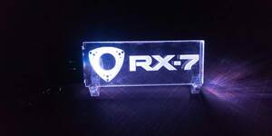 RX-7 rotary engine FB3S FD3S FC3S Mazda shines acrylic fiber key holder 7 color issue switch USB charge type 