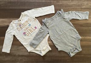 baby gap GAP ロンパース ボディスーツ 肌着　70 80 トップス ベビーロンパース　長袖　ロンT カットソー