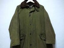 80s Barbour バブアー BURGHLEY バーレイ オイルドコート/ビンテージ40s50s60s90sイギリス軍 British Army ROYAL NAVY ENDURANCEベンタイル_画像1