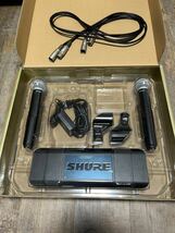 SHURE（シュアー）デュアルチャンネル ワイヤレスシステム BLX288/SM58 _画像2