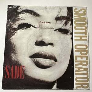 Sade - Smooth Operator ☆ドイツORIG 7″☆Smooth Jazz・Disco/困ったときのSADE/80s HIT!