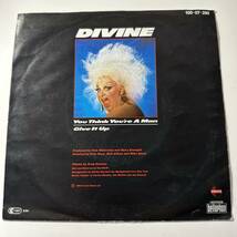 Divine - You Think You're A Man ☆ドイツOrig 7″☆ハイエナジービッグヒット!! DISCO!!_画像2