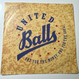 United Balls - One For The Money, One For The Soul ☆EU ORIG 7″☆NEO SKA クラブヒット☆ロンドンナイト☆入手困難盤