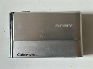 Sj112◆SONY ソニー◆コンパクトデジタルカメラ サイバーショット DSC-T70 デジカメ シルバー 未検品 現状渡し