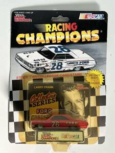 ⑮15◆RACING CHAMPIONS レーシングチャンピオン◆ミニカー NASCAR LARRY FRANK FORD 76 ラリーフランク フォード 未使用 保管品