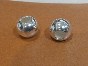  silver 925 beads 7mm sphere hole 3mm 1 bead. price prompt decision large amount buy also possibile 