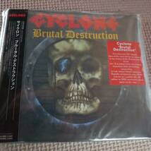 日本盤未開封 デジパック仕様 サイクロン ブルータル・デストラクション スラッシュメタル デスメタル CYCLONE thrash death_画像1