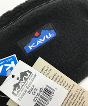 新品未使用■KAVU カブー / Fleece Spectatorウエストバッグ/ボディバッグ/フリース/ブラック■在庫限り■_画像4