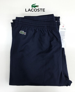 ★新品タグ付8800円を/Lacoste ラコステ スポーツサイドジッパーポリエステルテニストラックパンツ/4■在庫限り■