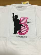 非売品 元福岡ソフトバンクホークス 5松田選手 Tシャツ L 新品_画像1