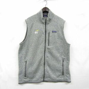 Patagonia ビックサイズ XXL ベター セーター ベスト フリース 企業ロゴ 霜降り グレー パタゴニア 古着 ビンテージ 3JA2113